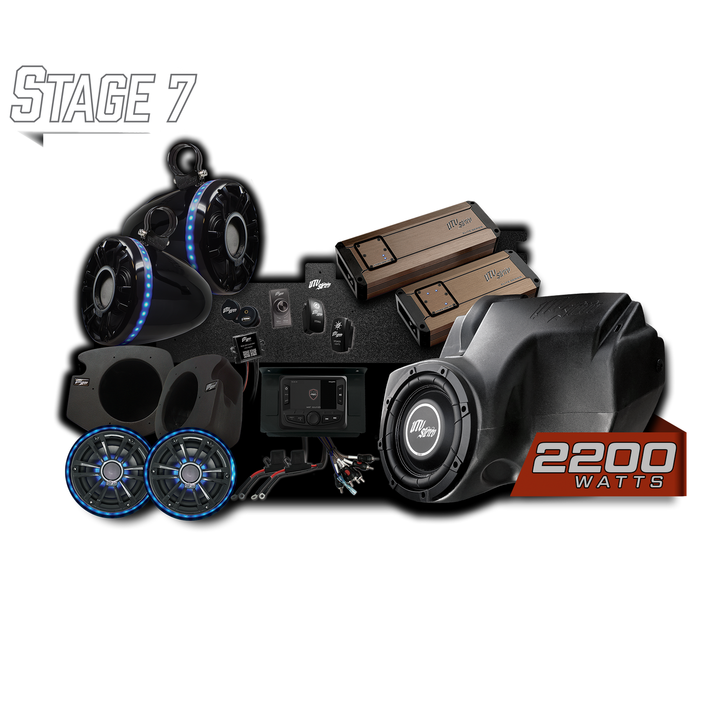RZR® Elite Series Stage 7 Stereo Kit | UTVS-RZR-S7-E Dunes 2 Dezert SXS