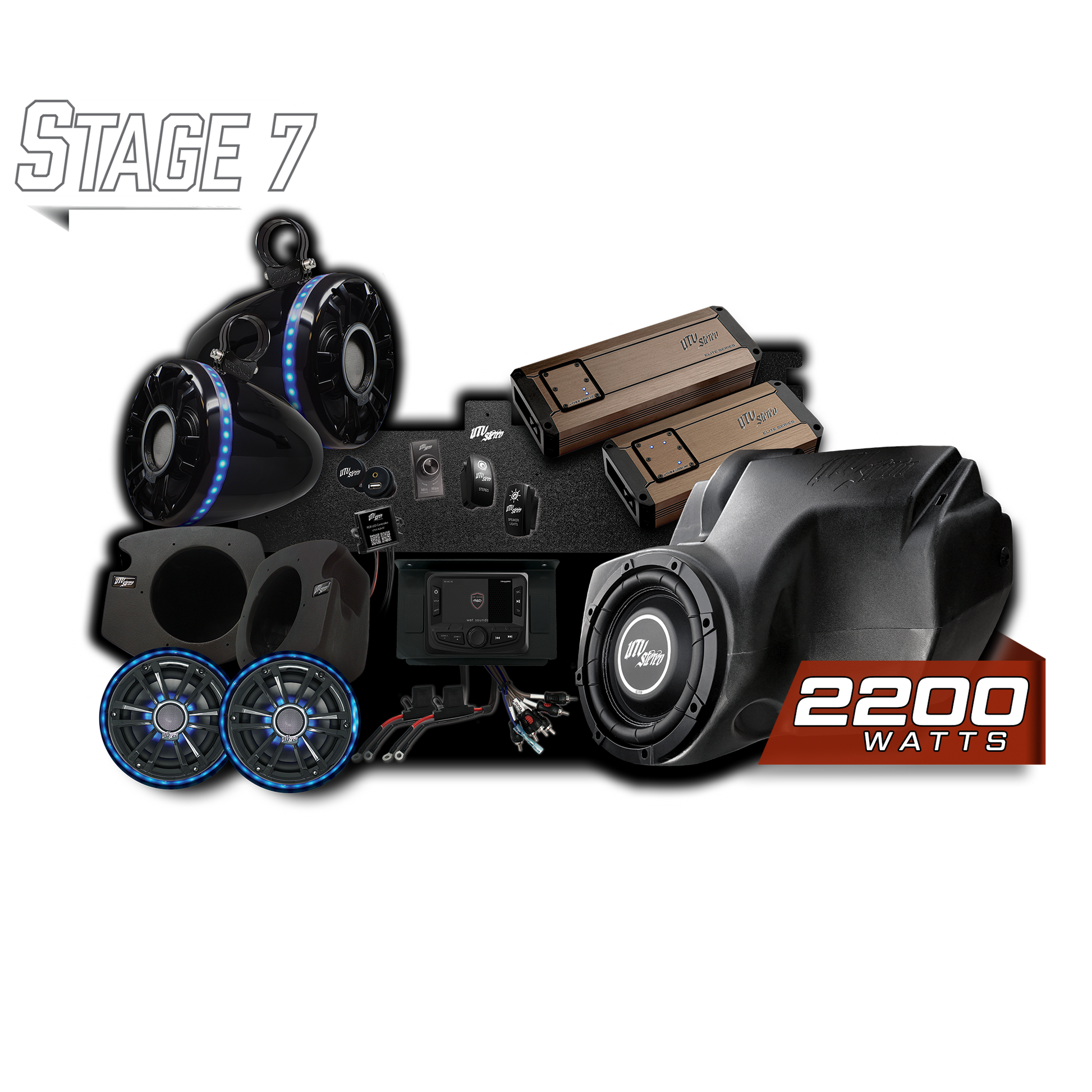 RZR® Elite Series Stage 7 Stereo Kit | UTVS-RZR-S7-E Dunes 2 Dezert SXS