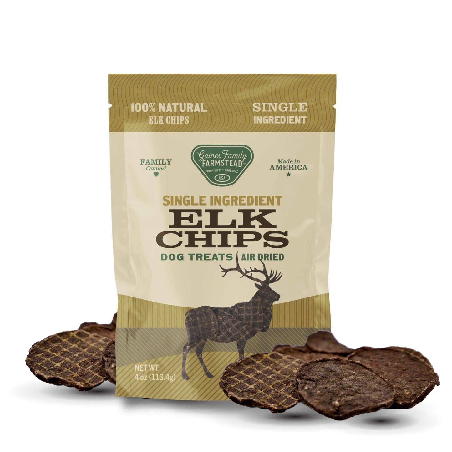 Elk Chips Gaines Family Farmstead