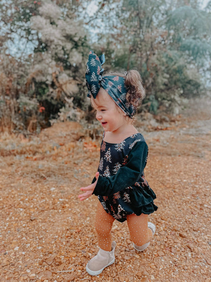 Leopard trees ruffle romper - Get it from Bo