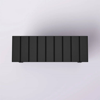 Black Wooden 2-Shelf Shoe Rack Storage Bench for Entryway or Closet FastFurnishings