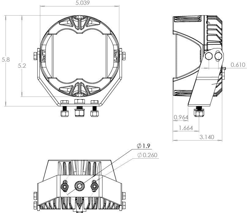 Baja Designs LP4 Pro Pair | Universal Dunes 2 Dezert SXS