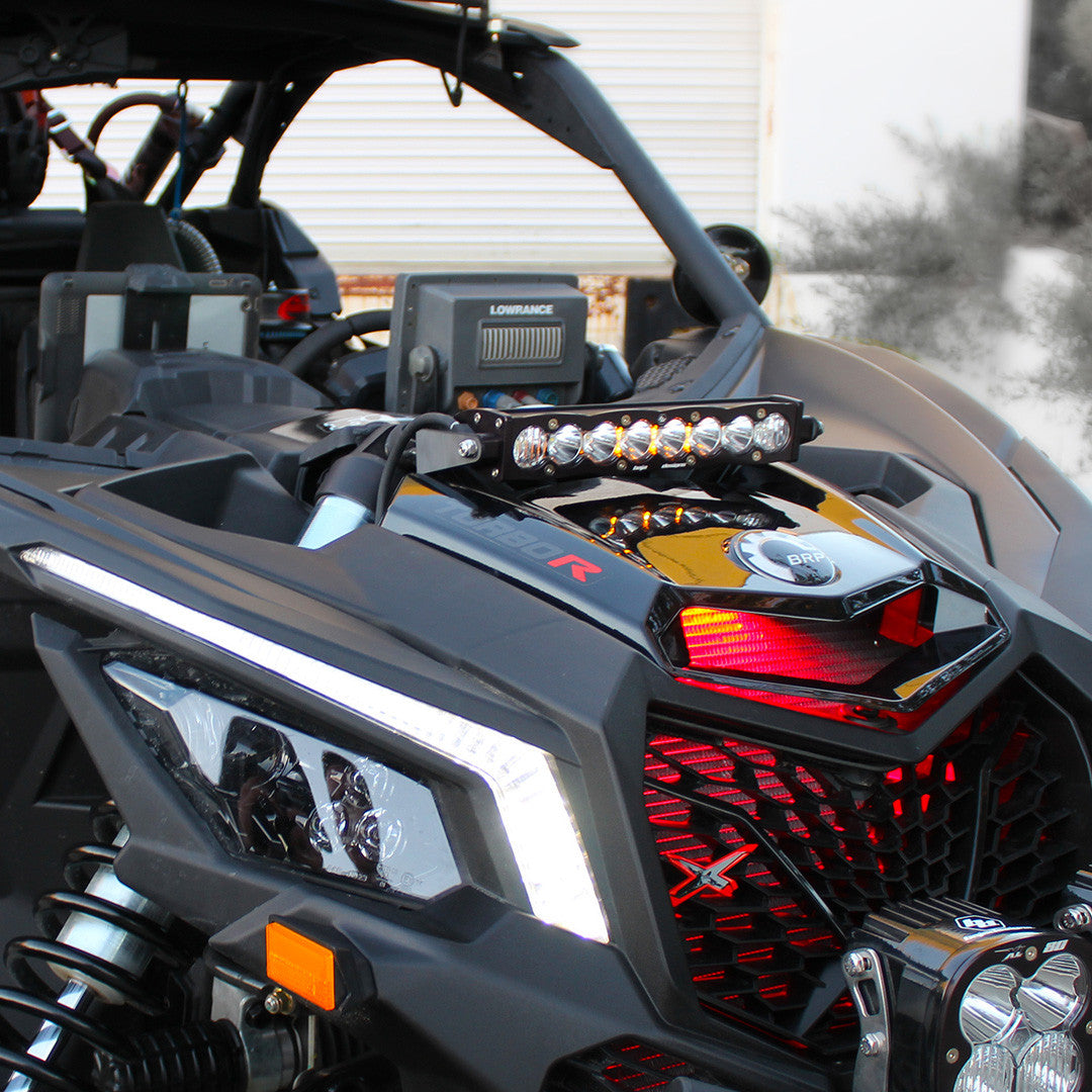 Can-Am X3 S8 10" Shock Mount Light Kit | 2017+ Dunes 2 Dezert SXS