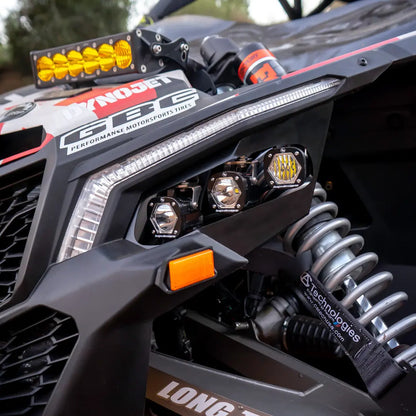 Baja Designs Can-Am X3 Headlight Kit S1 Spot W/C Headlight Kit Dunes 2 Dezert SXS