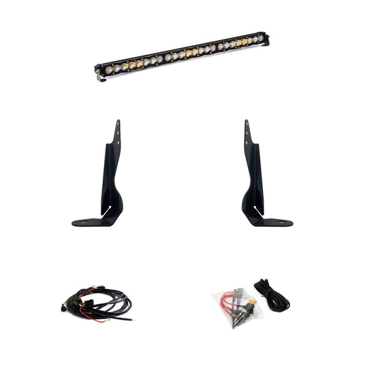 Baja Designs S8 30 Inch Grille Light Bar Kit | 2020-22 Sierra GMC 2500HD/3500HD - Get it from Bo