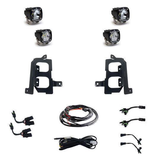 Baja Designs S1 Dual Fog Pocket Light Kit | 2020-22 GMC Sierra 2500HD/3500HD - Get it from Bo