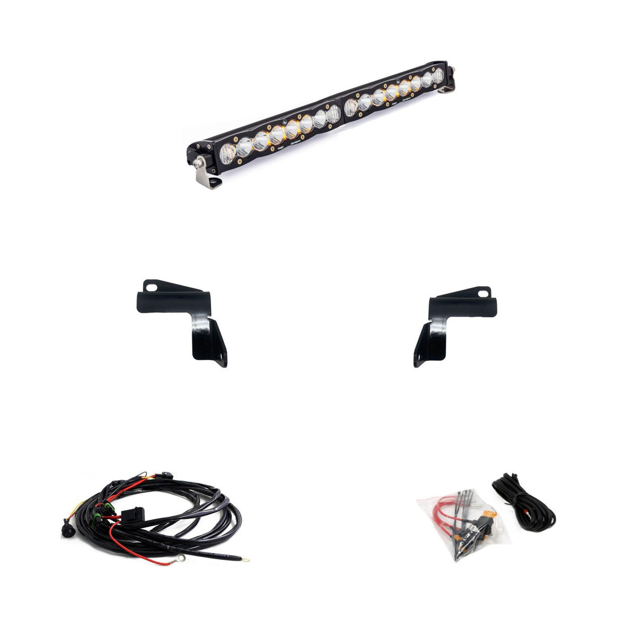Baja Designs S8 20 Inch Bumper Light Bar Kit | 2020-22 Sierra GMC 2500HD/3500HD - Get it from Bo