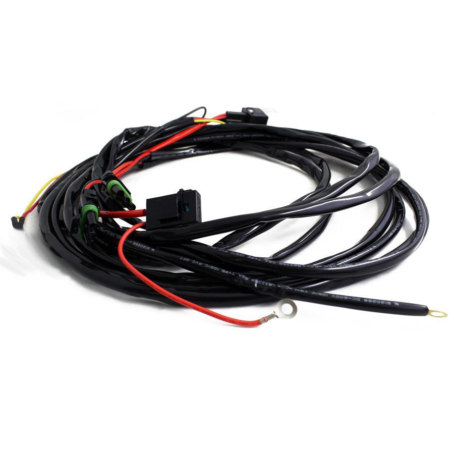 Baja Designs OnX6/S8/XL 3-Pin Hi-Beam 2-Light Max (150 Watts) Wiring Harness | Universal - Get it from Bo