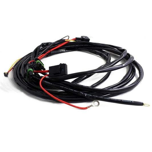 Baja Designs OnX6/S8/XL 3-Pin Hi-Beam 2-Light Max (150 Watts) Wiring Harness | Universal - Get it from Bo
