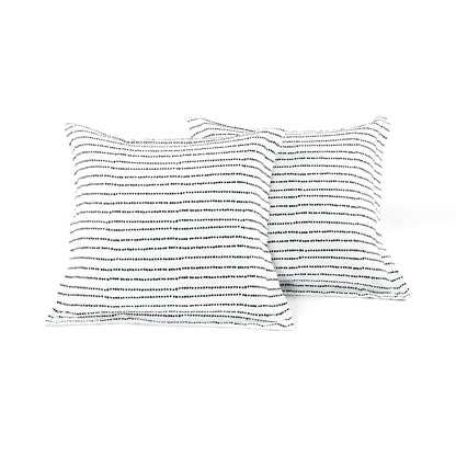 Full/Queen Scandinavian Chevron 5 Piece Black White Lightweight Comforter Set FastFurnishings