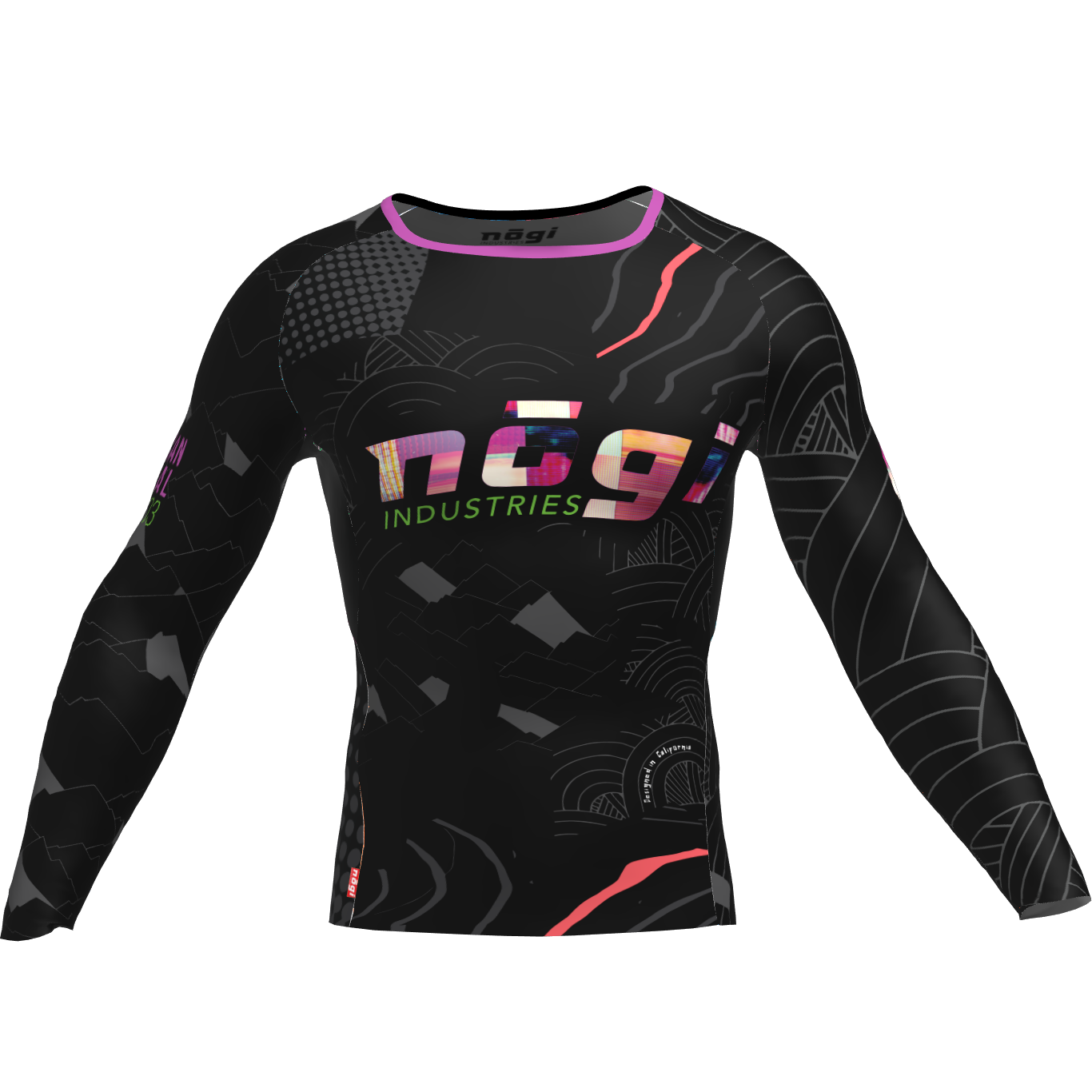 Acid Gambit Long Sleeve Rash Guard - Get it from Bo