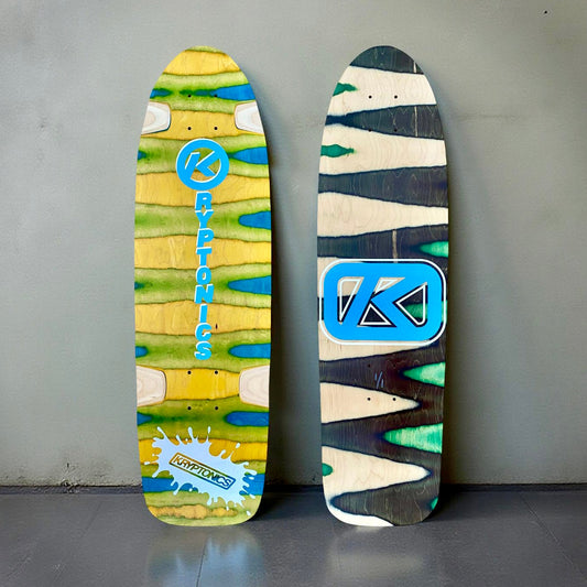 Kryptonics ONE-OF-A-KIND & HAND-PAINTED CRUISER Deck or Complete 8.5”x31” (1 of 1) - Get it from Bo