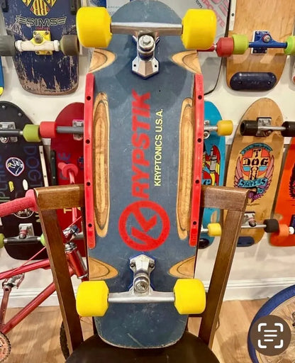 Krypstik Routed 10”x30” Limited Edition Deck HAND-PAINTED (PRE-ORDER, APRIL 2026) - Get it from Bo