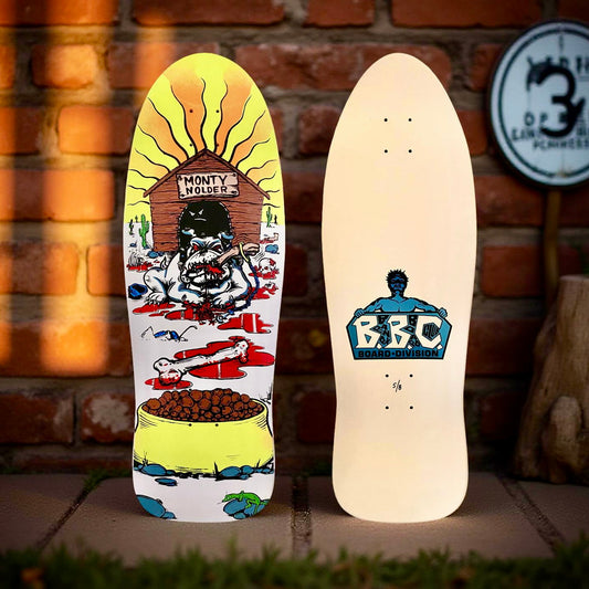 Monty Nolder Bulldog #2 Limited Edition BBC Deck 10.25”x31” HAND-PAINTED (1 of 8) - Get it from Bo