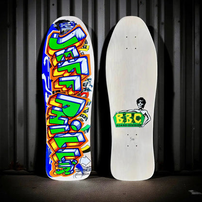 Jeff Phillips GRAFFITI Limited Edition, HAND PAINTED BBC Deck (1 of 40) Brand-X Skateboards