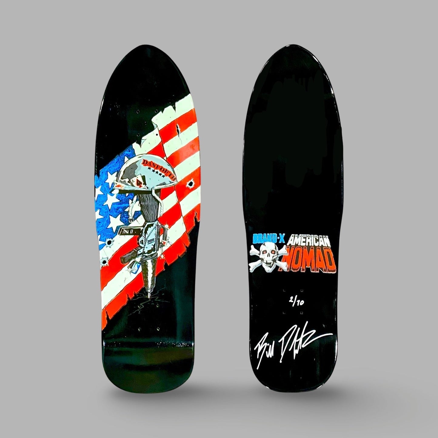 Bill Danforth Gulf War Memorial Limited Edition Deck 9.5"x32" HAND PAINTED (1 of 70) - Get it from Bo