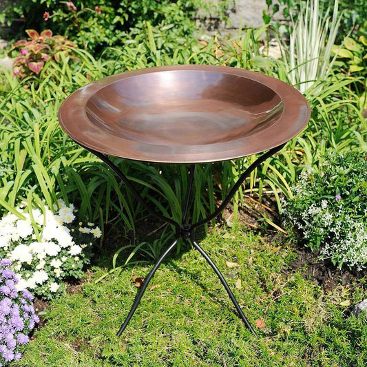 29-inch High Tripod Ring Stand for Birdbath - Bird Bath Bowl Not Included FastFurnishings