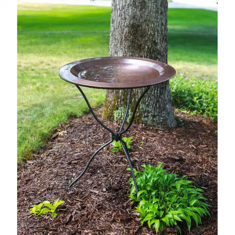 29-inch High Tripod Ring Stand for Birdbath - Bird Bath Bowl Not Included FastFurnishings