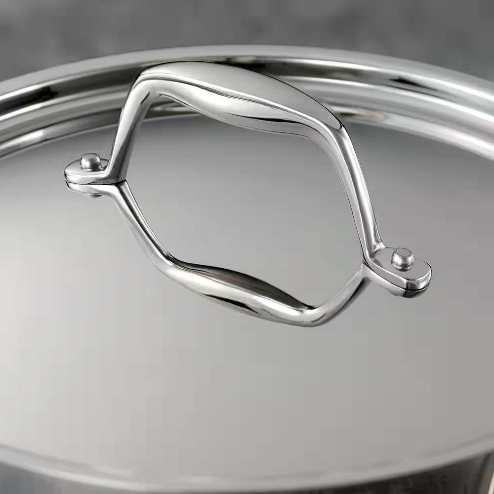 Stainless Steel Tri-Ply Clad 5-Quart Dutch Oven with Lid FastFurnishings