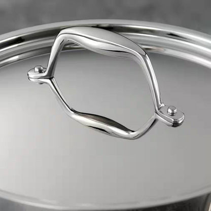 Stainless Steel Tri-Ply Clad 5-Quart Dutch Oven with Lid FastFurnishings