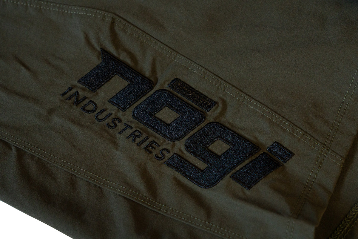 Ghost 7" Inseam Premium Lined Grappling Shorts - Fury Green - Get it from Bo