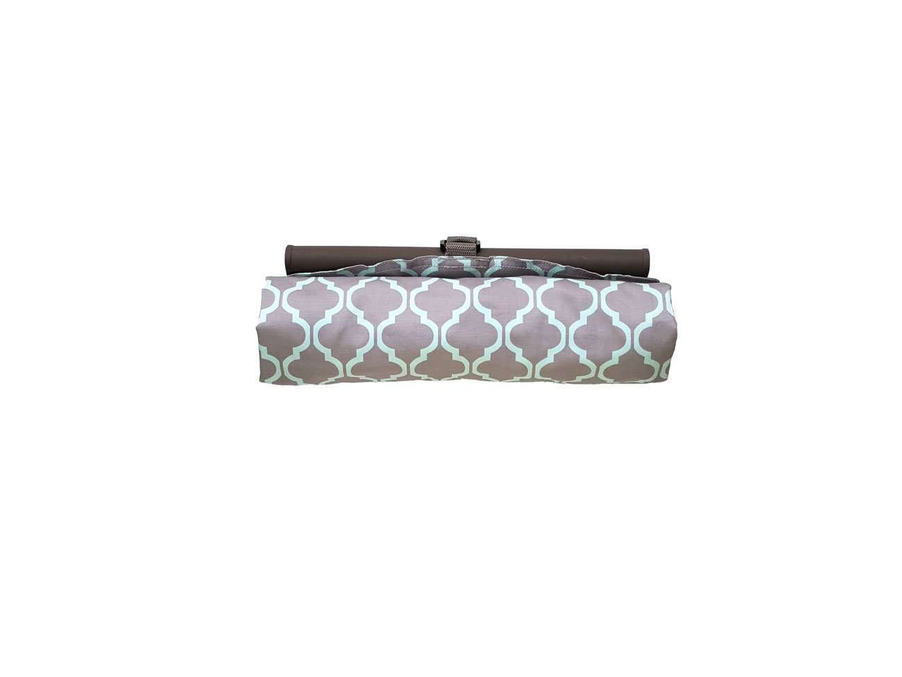 Baby Shopping Cart Hammock | Gray/Aqua Binxy Baby