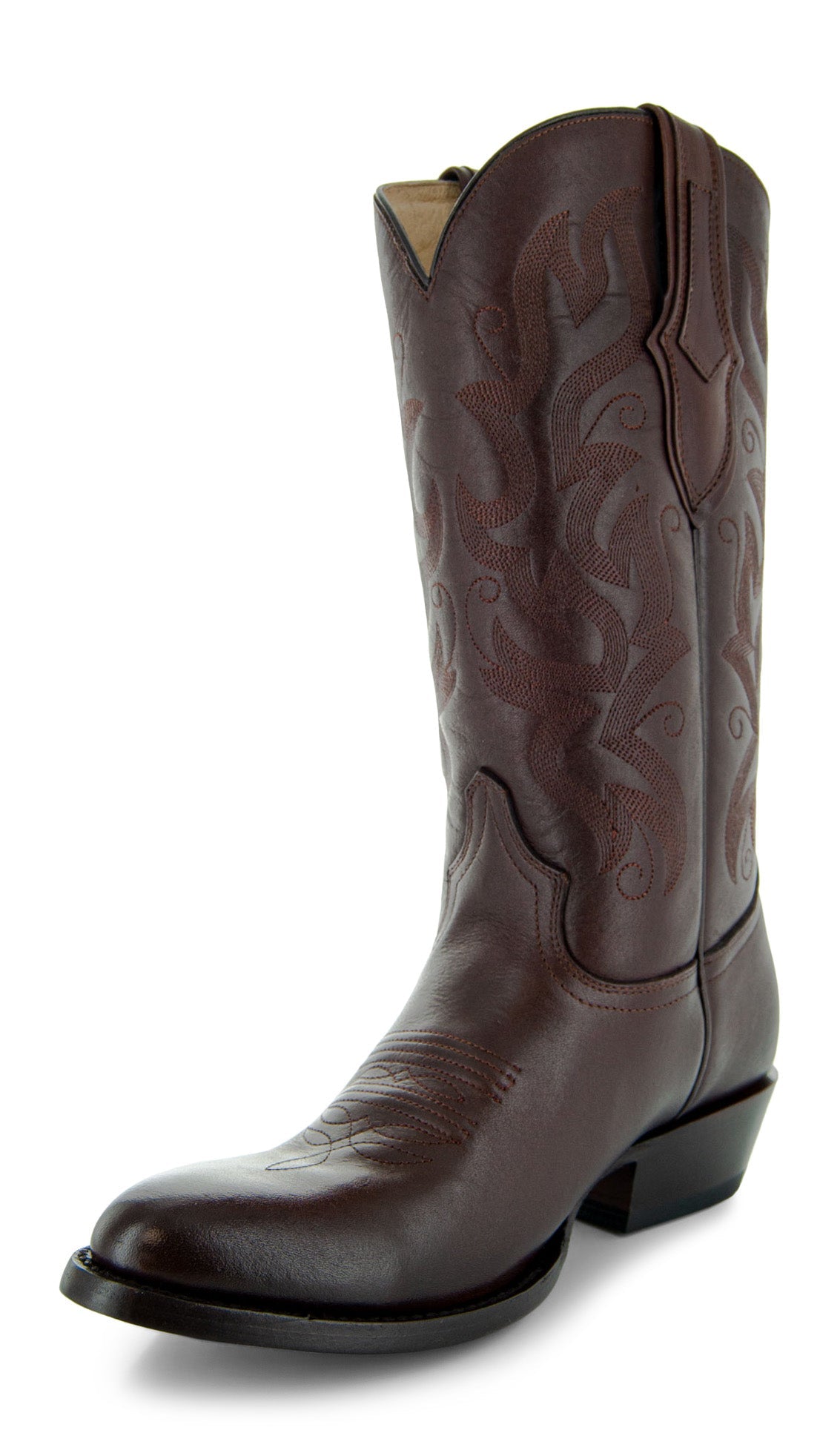 Cowboy Dress Boots | Mens Classic Round-Toe Boots (H7001-Brown) Soto Boots