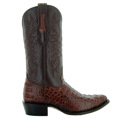 Soto Boots Men's Gator Tail Print Cowboy Boots Cognac (H7006) Soto Boots