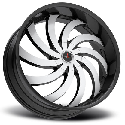 Flame Gloss Black Machined Ignite