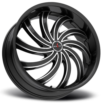 Flame Gloss Black Milled Ignite