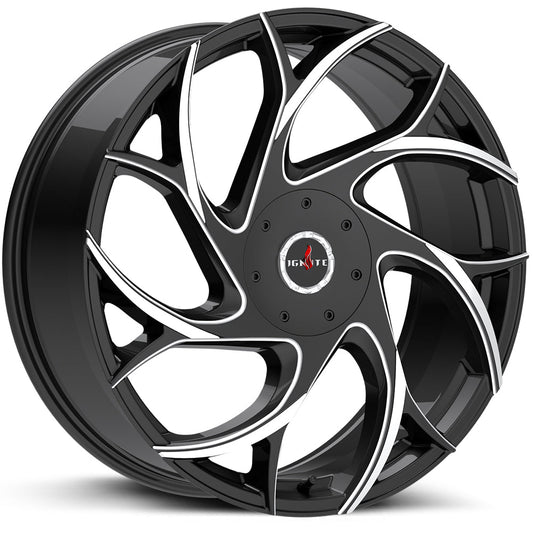 Inferno Gloss Black Milled Tips