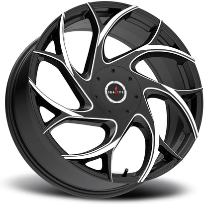 Inferno Gloss Black Milled Tips Ignite