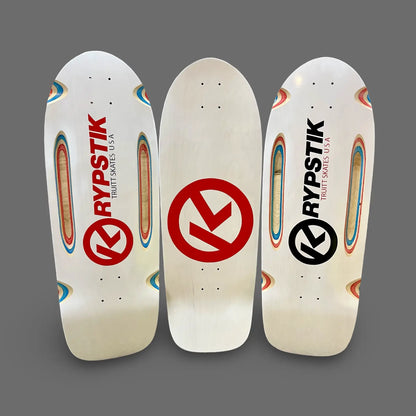 Krypstik Routed 10”x30” Limited Edition Deck HAND-PAINTED (PRE-ORDER, APRIL 2026) - Get it from Bo