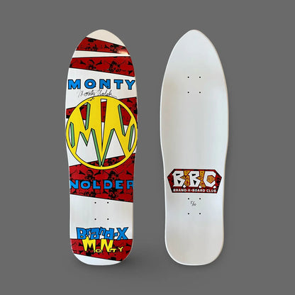 Monty Nolder BBC Limited Edition Deck 9.5"x32" HAND PAINTED (1 of 10) - AUTOGRAPHED - Get it from Bo
