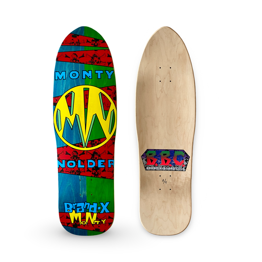 Monty Nolder BBC LIMITED EDITION Deck 9.5"x32" HAND PAINTED (1 of 4) - Get it from Bo