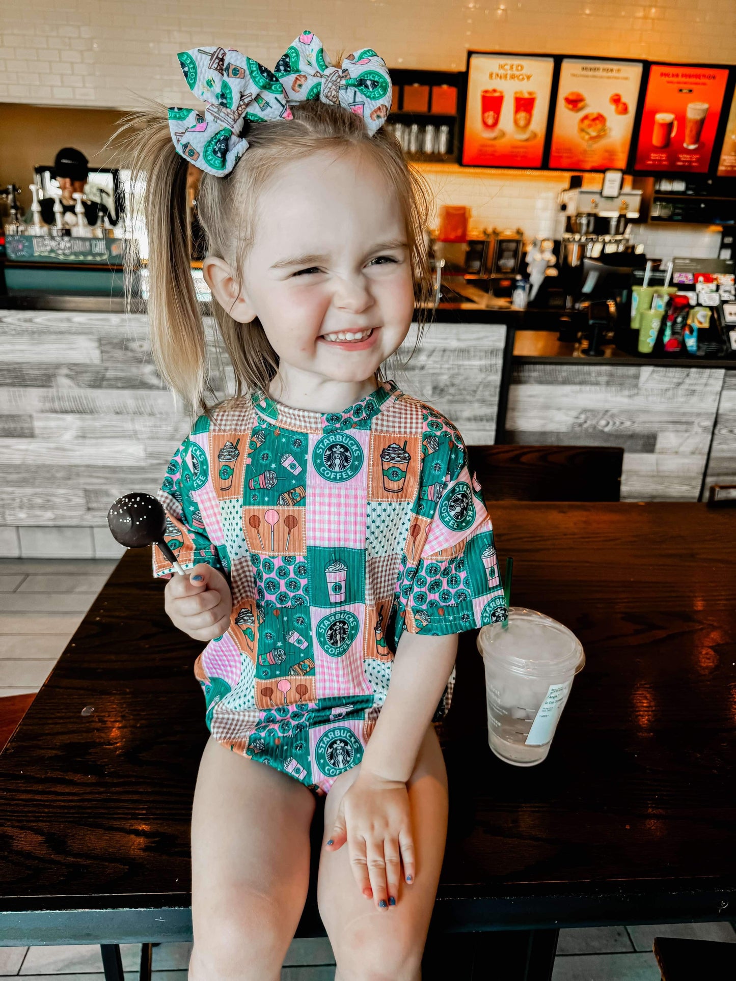 Ribbed coffee bubble Leopardbaby Boutique