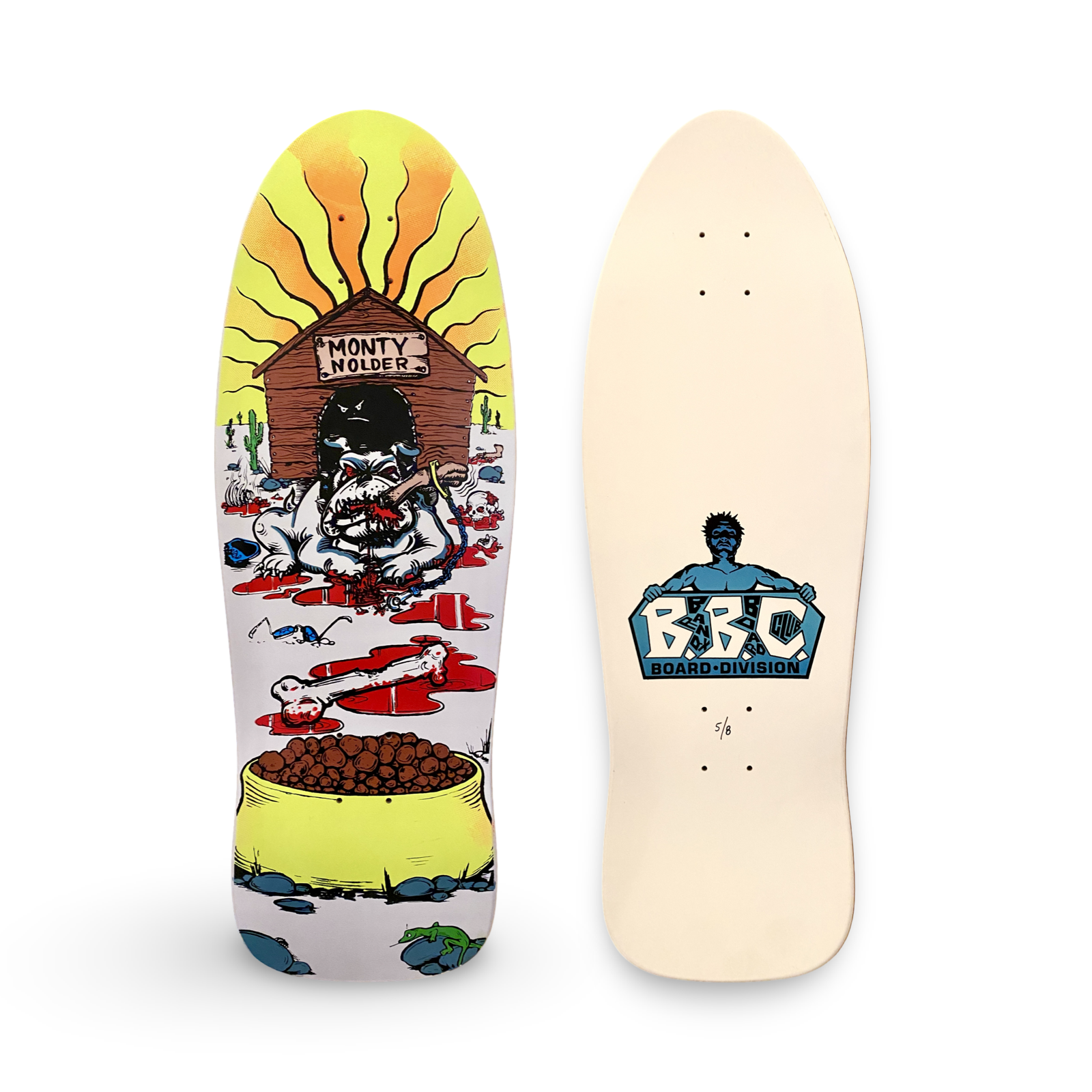 Monty Nolder Bulldog #2 Limited Edition BBC Deck 10.25”x31” HAND-PAINTED (1 of 8) - Get it from Bo