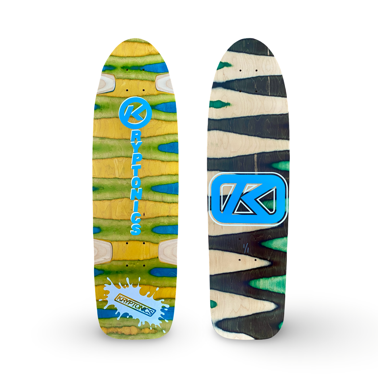 Kryptonics ONE-OF-A-KIND & HAND-PAINTED CRUISER Deck or Complete 8.5”x31” (1 of 1) - Get it from Bo