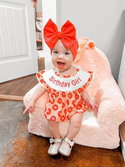 Birthday girl donuts romper - Get it from Bo