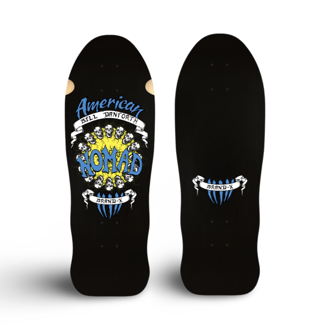 Bill Danforth Circle of Skulls 10”x30” Limited Edition, HAND PAINTED Deck - Get it from Bo