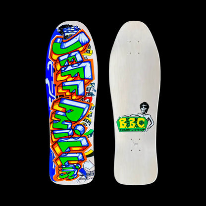 Jeff Phillips GRAFFITI Limited Edition, HAND PAINTED BBC Deck (1 of 40) Brand-X Skateboards