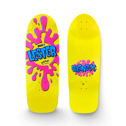 Lester Kasai 10”x30” HAND PAINTED Limited Edition Deck (PRE-ORDER, NOVEMBER) Brand-X Skateboards