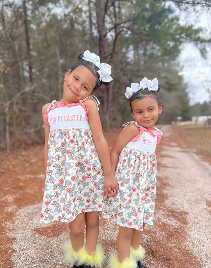 Smocked happy Easter thumper Dress - Get it from Bo
