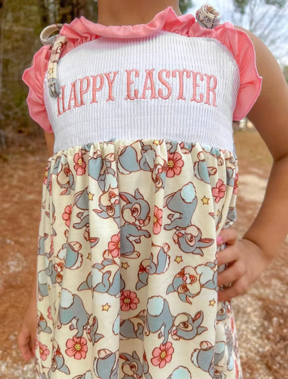 Smocked happy Easter thumper Dress - Get it from Bo