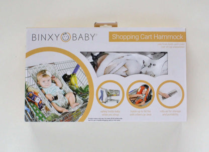 Baby Shopping Cart Hammock | Coming Up Roses Beautiful Floral Print Binxy Baby
