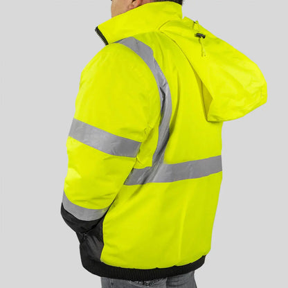 Safety Jacket Towing, Mechanic, Construction Reflective High Vis Class 3 Stark USA