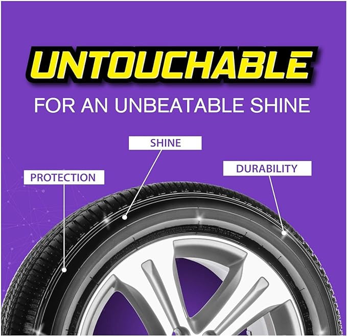 Cristal Products Untouchable Wet Tire Finish, 13 Ounce (Pack of 3)