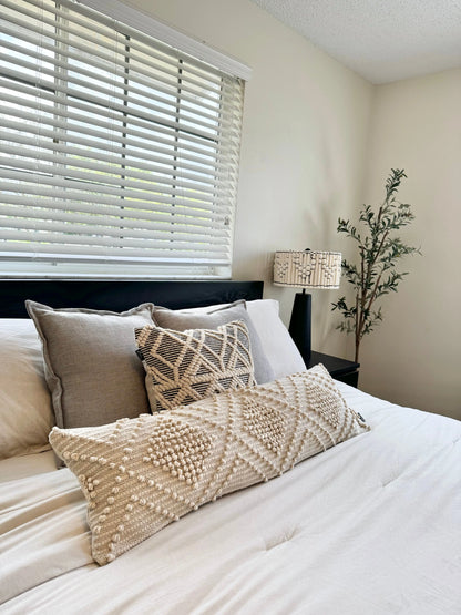 Verona Oversized Lumbar Pillow Cover - 12x36” Busa Designs