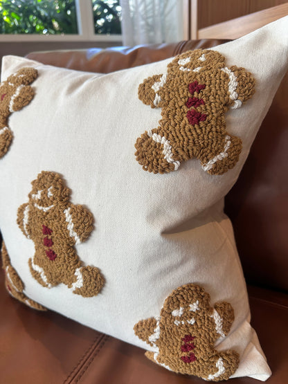 Mini Gingerbread Pillow Cover