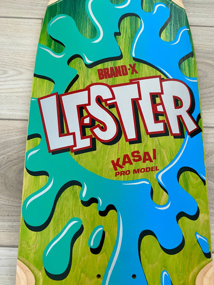 Lester Kasai 10”x30” Limited Edition, HAND PAINTED Deck (1 of 20) - Get it from Bo